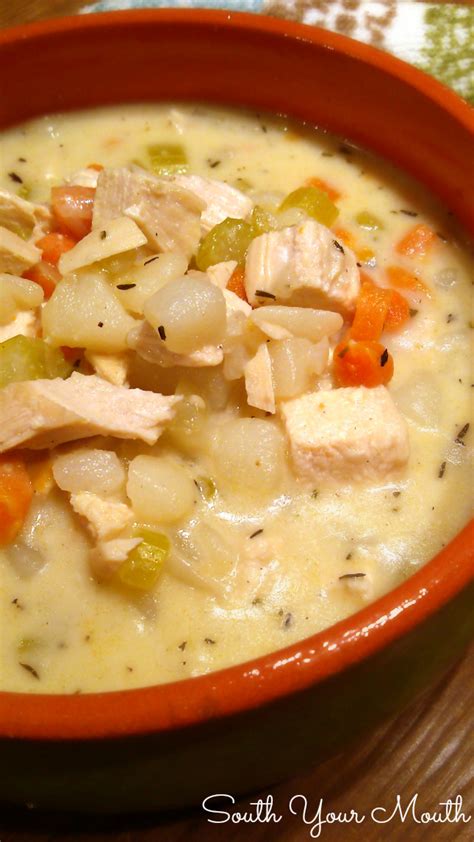 South Your Mouth Creamy Chicken And Potato Soup