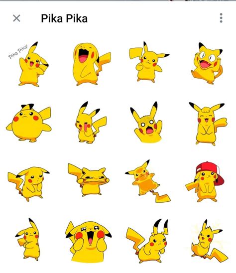 Pika Pika Telegram Sticker Pack Pikachu Art Pikachu Tattoo Telegram