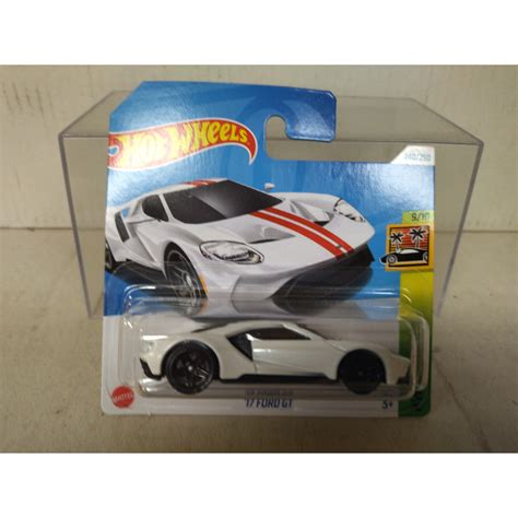 FORD GT WHITE EXOTICS HOT WHEELS BCN STOCK CARS