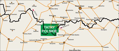 Tatry Mapa