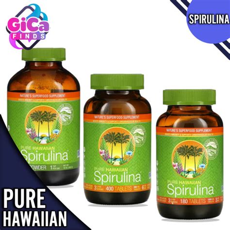 Nutrex Hawaii Pure Hawaiian Spirulina Mg Per Serving Tablets