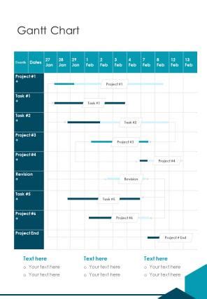 Gantt Chart Commercial Insurance Proposal One Pager Sample Example