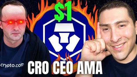 Crypto CEO HUGE LIVE AMA SOON BE READY CRONOS YouTube