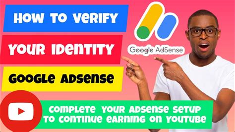 How To Verify Identity On Adsense For YouTube 2024 Verify Personal