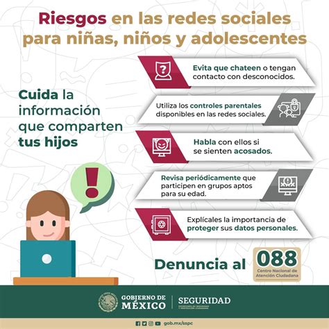 Riesgos en las redes sociales para niñas niños y adolescentes