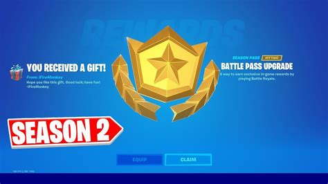 How To Gift Season Battle Pass In Fortnite Chapter Youtube