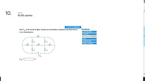 Solved Find Leq In The Circuit In The Figure Round Your Chegg