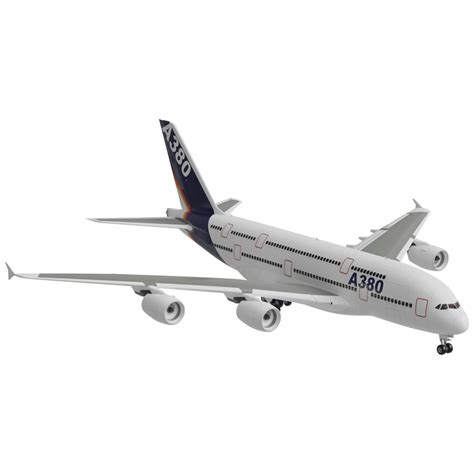 Airbus A380 3d Model A23d