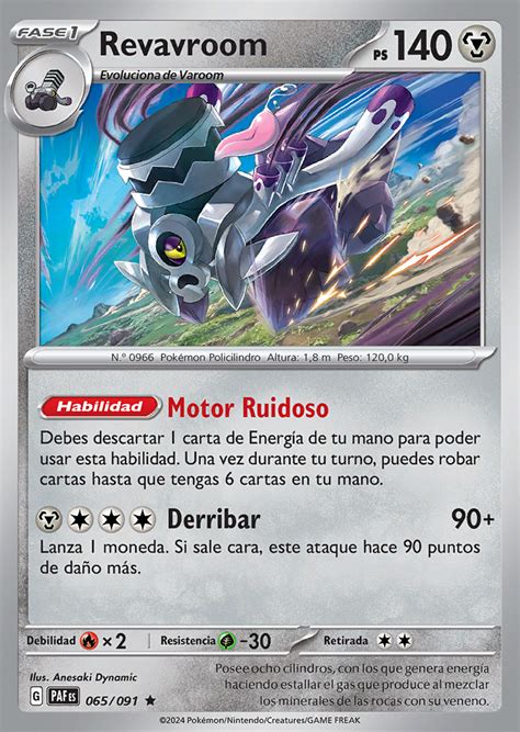 Revavroom Destinos De Paldea Trading Card Game Pok Mon