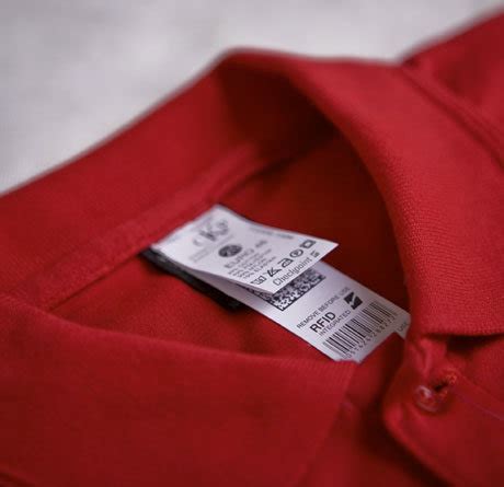 Custom Printing Satin Woven Washing Rfid Care Label For Clothing