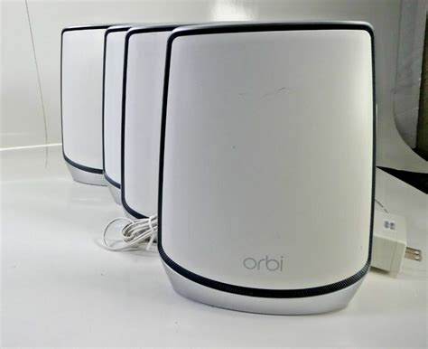 Netgear Orbi Rbr850 Wi Fi Router With 3 Rbs850 Satellite Extenders