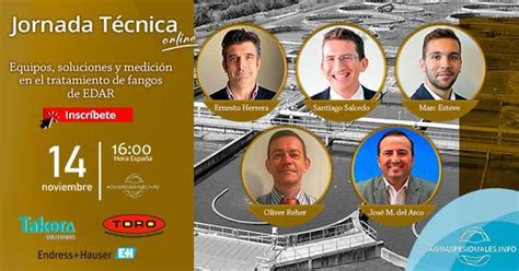 Últimas horas para inscribirse a la Jornada Técnica On line sobre