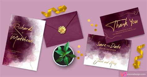 Beautiful Foil Invitations & Cards | Vizons Design