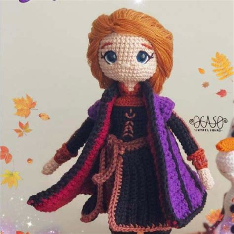 Kit Elsa Anna E Olaf Em Amigurumi Bonecos Elo