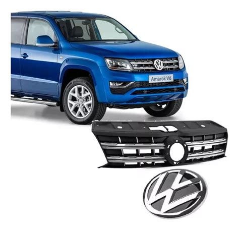 Grade Do Radiador Amarok V6 2017 18 19 20 21 2022 Emblema