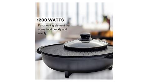 OVENTE In Electric Hot Pot Grill Cook Authentic Meals