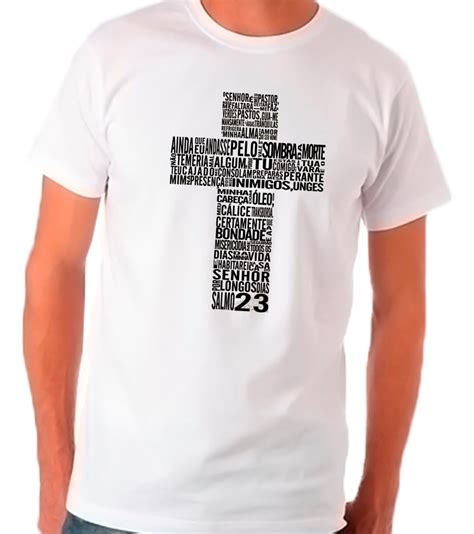 Camiseta Premium Salmo Cruz Religiosa Camisa B Blia Vers Mercado Livre