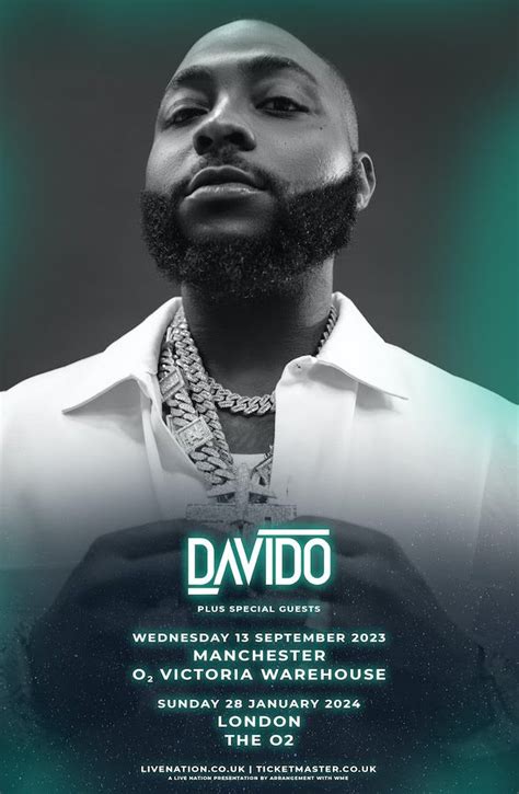 Davido Announces Two Massive UK Shows Live Clash Magazine Music