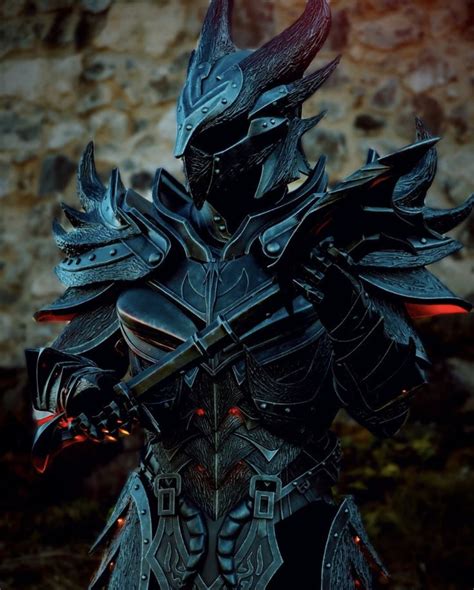 Sith Armor Daedric Armor Knight Armor Skyrim Cosplay Cosplay Armor