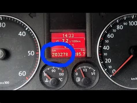 How To Check Verify The Real Kilometers Mileage On Vw Skoda Audi