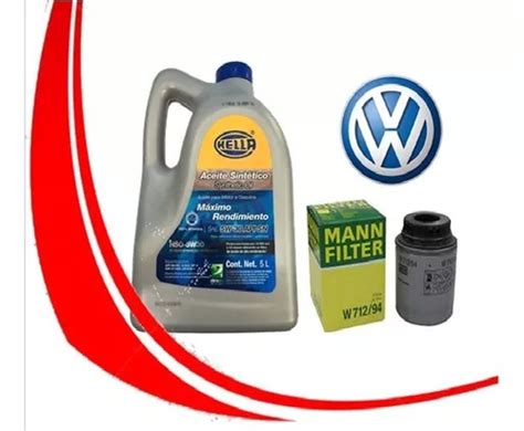 Aceite Sintetico W Hella Kit De Filtros Vw Vento