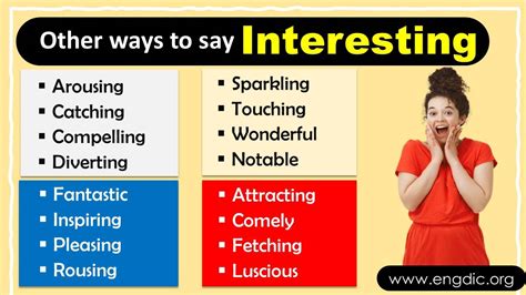 300 Other Words For Interesting Synonym Of Interesting Engdic