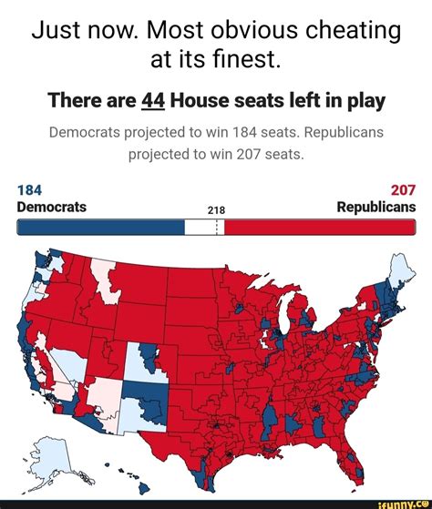 Just Now Most Obvious Cheating At Its Finest There Are 44 House Seats