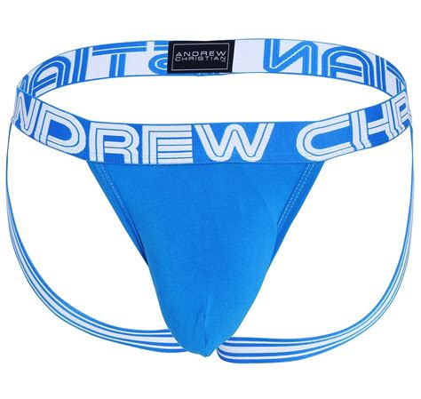 Andrew Christian Jockstrap Almost Naked Bamboo Jock Blue Sale