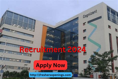 Cognizant Recruitment Drive 2024 Hiring For Freshers Salary Upto 10 LPA