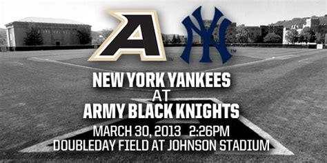 Army Vs Ny Yankees Baseball Army Black Knights Yankees Baseball Ny