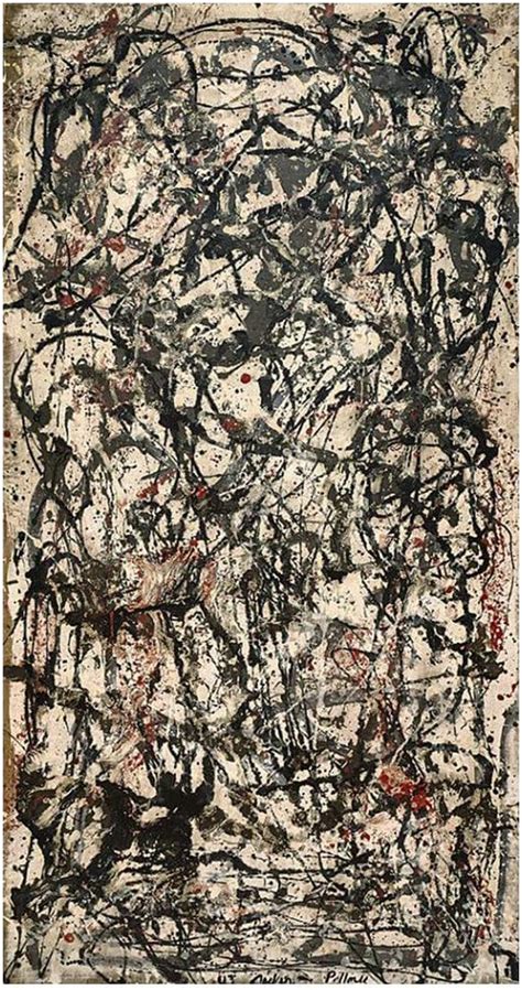 JH Lacrocon Zauberwald Von Jackson Pollock 65X120 Cm Abstrakt