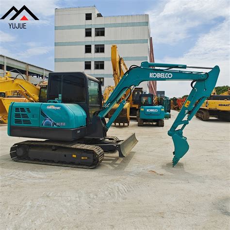 Japan Kobelco Sk60 8 Used Small Mini Digger Hydraulic Crawler