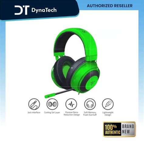 Razer Kraken Green Gaming Headset Rz04 02830200 R3m1 Lazada Ph