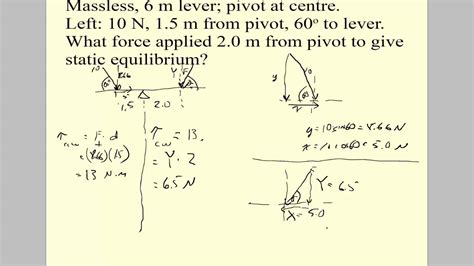 Torque Angled Forces Examples Pt Torque Youtube