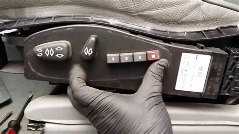 BMW X5 DIY Removing Faulty Front Driver Seat Control Switch YouTube