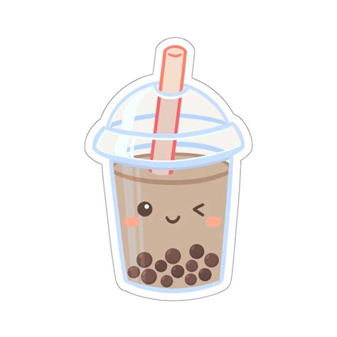 Boba Milk Tea Sticker | Milk tea, Stickers, Boba