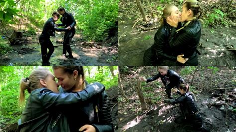 LeatherLove Anet And Alina Stuck In The Mud And Getting Horny ManyVids
