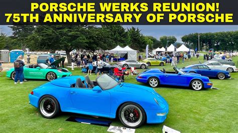 Porsche Werks Reunion Monterey 2023 100s Of Air Water Cooled