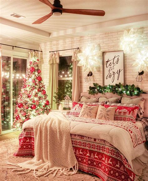 Christmas Decorating Ideas For Bedroom Ryann Claudine