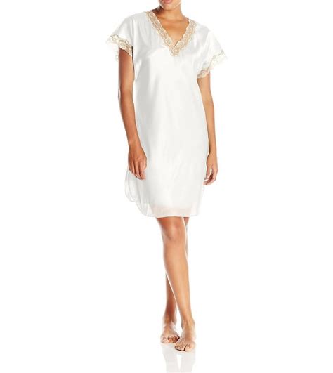 Shadowline Lingerie Charming Charmeuse Sleep Gown Walmart