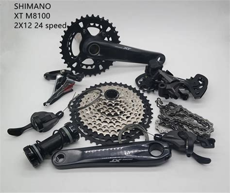 Shimano Deore Xt M8100 Groupset 2x12s 24 Speed Mtb Mountain Bike