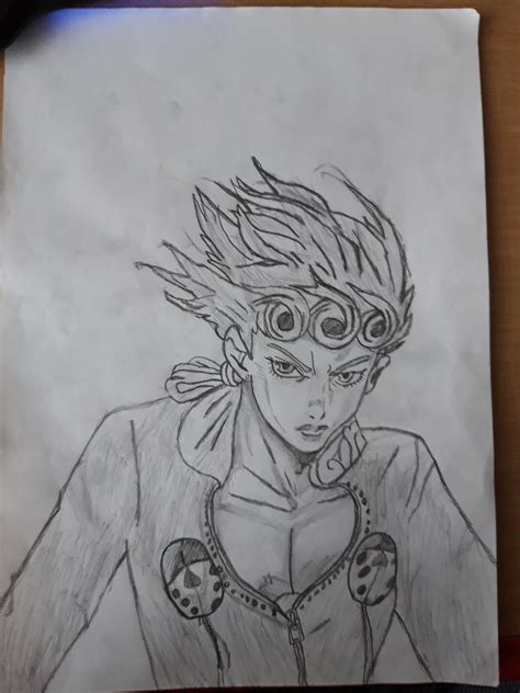 How To Draw Giorno Giovanna Jojo Step By Step Easy Atelier Yuwa