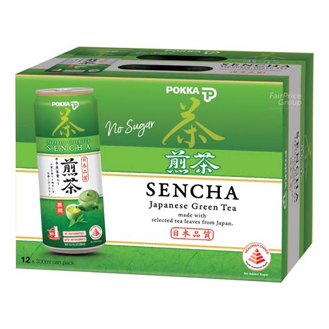 Pokka Can Sencha Japanese Green Tea Can No Sugar Ntuc Fairprice