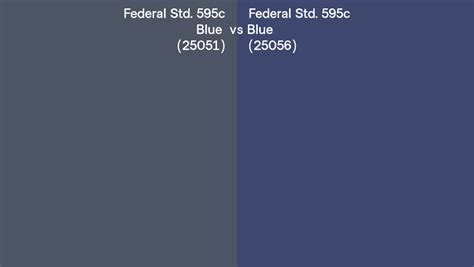 Federal Std C Blue Vs Blue Side By Side Comparison