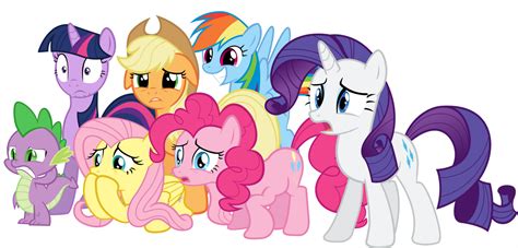 Spike And Mane Six Discover The Internet By The Crusius On Deviantart