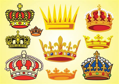 Crowns Vectors Vector Art & Graphics | freevector.com