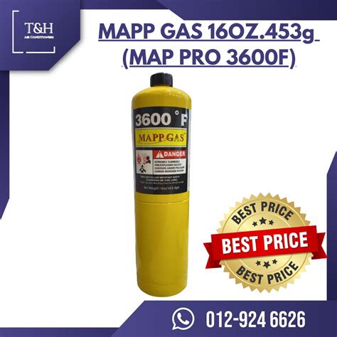 Mapp Gas 16oz453g Map Pro 3600f Shopee Malaysia