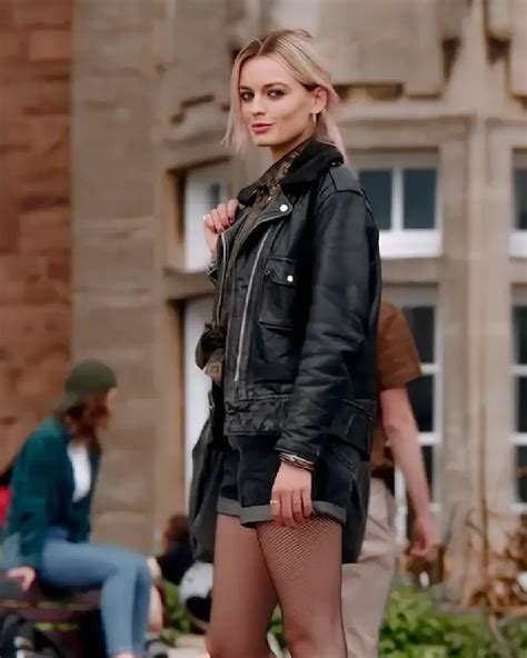 Sex Education Maeve Wiley Leather Jacket Free Shipping