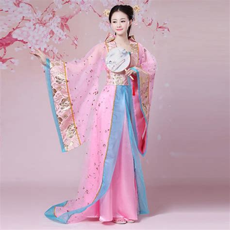 Chines Folk Dance Retro Tang Dynasty Princess Cosplay Stage Wear Traditional Chinese Hanfu Women