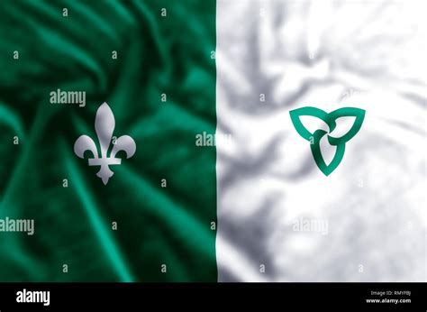 The franco ontarian flag hi-res stock photography and images - Alamy